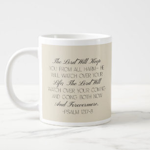 Psalm 121:7-8 Hope Bibelvers Mugg Jumbo Mugg
