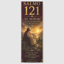 Psalm 121 Bokmärke | Min hjälp kommer från Gud