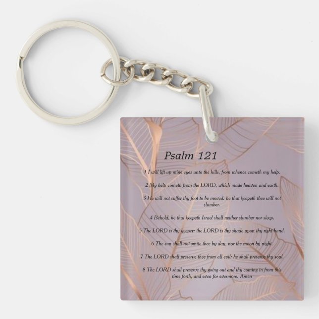 Psalm 121-   nyckelkedja (Framsidan)