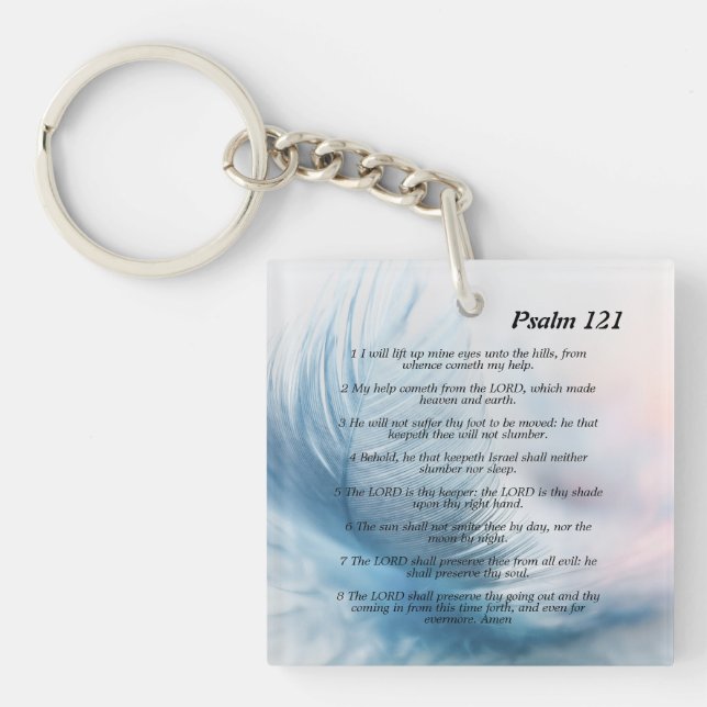 Psalm 121-   nyckelkedja (Framsidan)