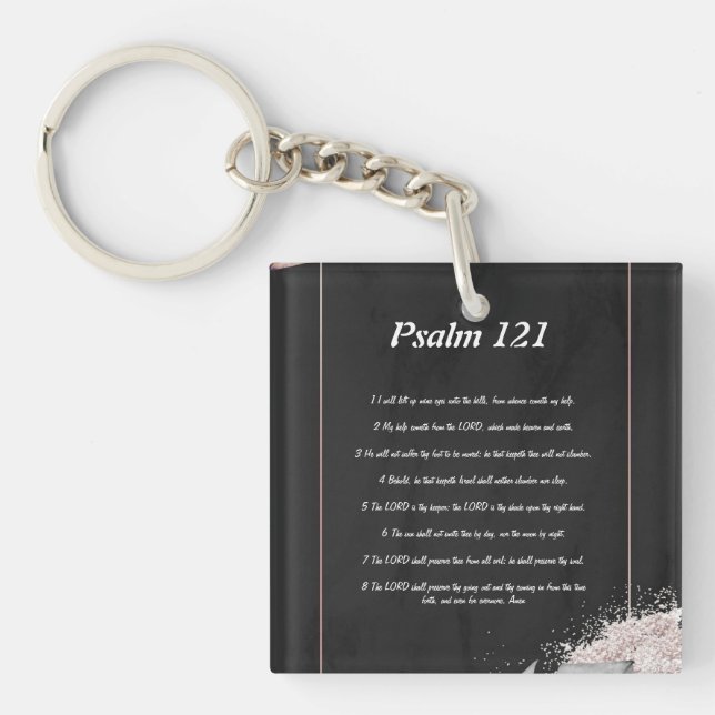 Psalm 121-nyckelkedja (Framsidan)