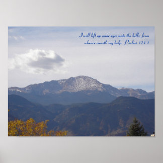 Psalm 121 pikspetshöjande poster