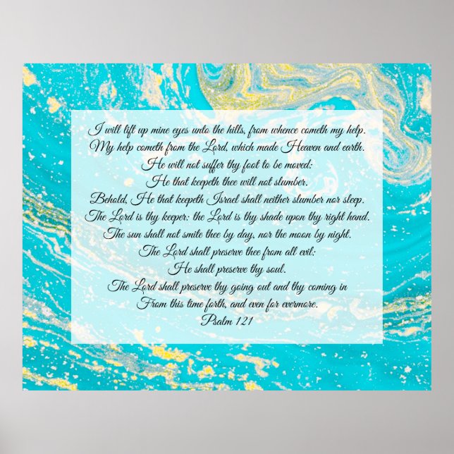 Psalm 121 poster (Framsidan)