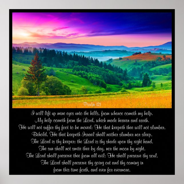 Psalm 121 Poster (Framsidan)