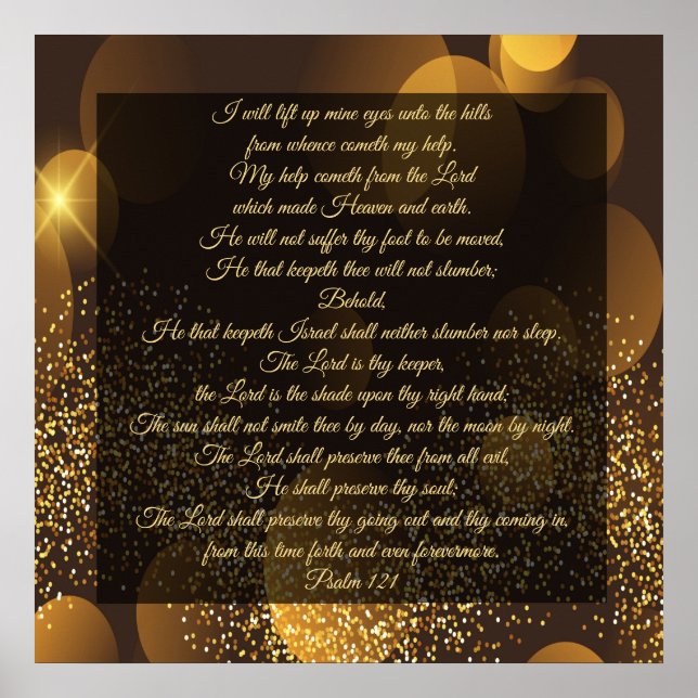 Psalm 121 poster (Framsidan)