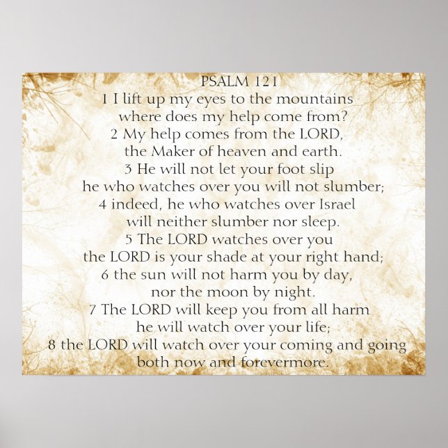 psalm 121 poster (Framsidan)