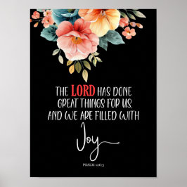 Psalm 126:3 Herren har gjort Poster