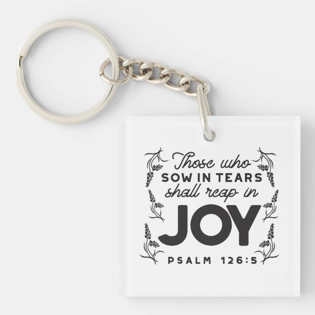 Psalm 126:5 Scripture Typography – Reap in Joy (Framsidan)