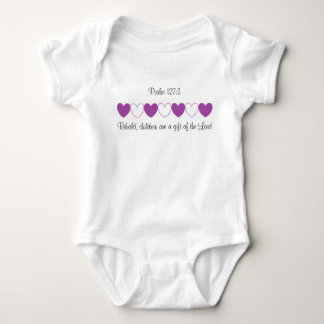 Psalm 127:3 Spädbarnskötare Tee Shirt