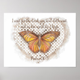 Psalm 130:5 poster