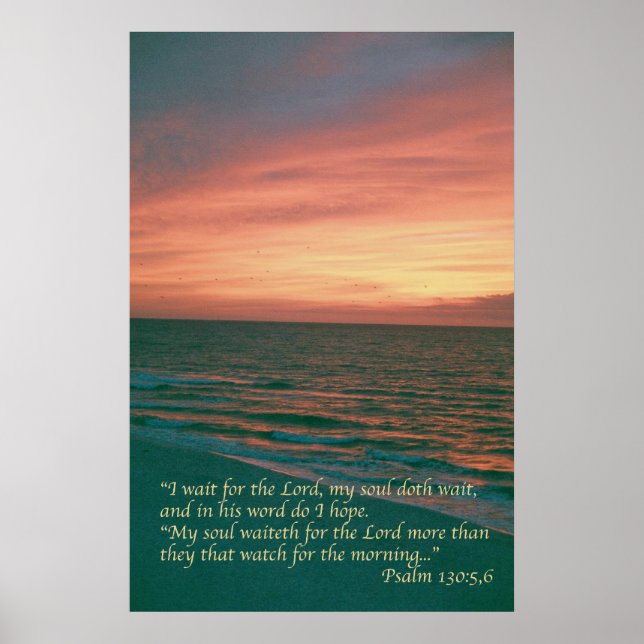 Psalm 130 poster (Framsidan)