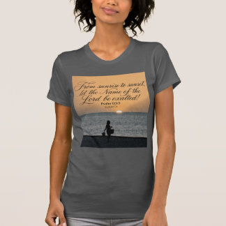 Psalm 133:3-inspirerad kristen Bibel T Shirt
