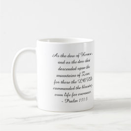 Psalm 133:3 kaffemugg
