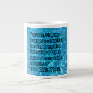 Psalm 135:13-14 WEBU Muggen Jumbo Mugg