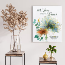 Psalm 136 Hans Kärlek är i Blommigt White