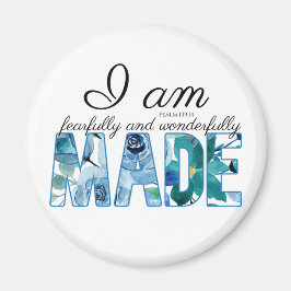 Psalm 139:14 Fearully & Wonderully Made Magnet