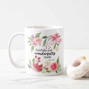 Psalm 139:14 - Fjärt och underbart gjord Kaffemugg