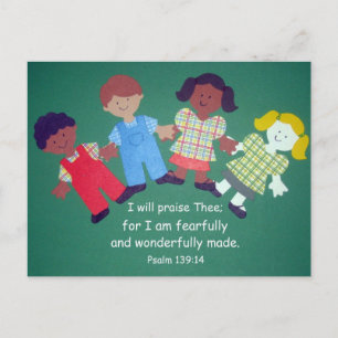 Psalm 139:14 vykort