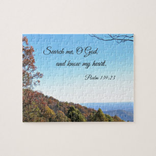 Psalm 139:23 Sök mig, O Gud... Pussel