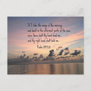 Psalm 139: 9,10 vykort