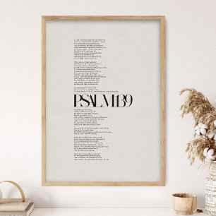 Psalm 139, Bibelvers, Modern Bibel, Skriftställen Poster