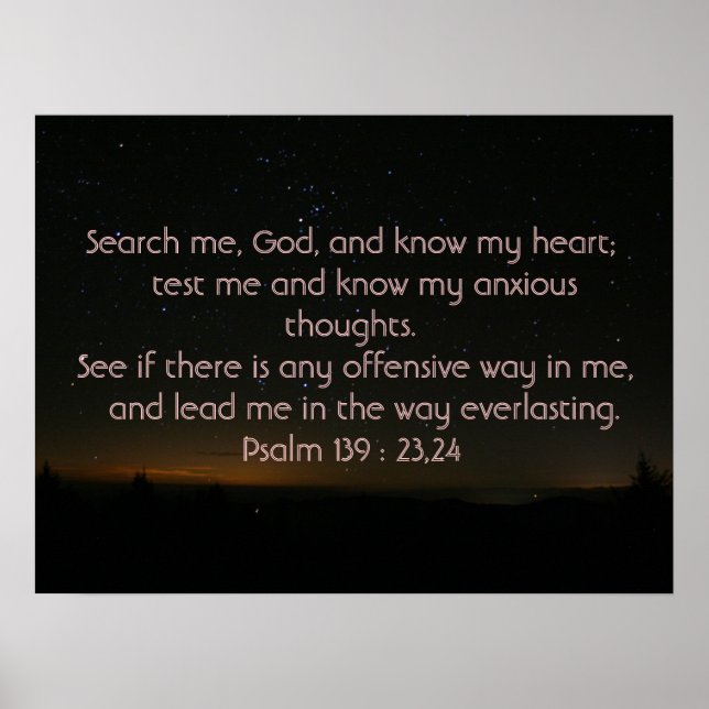psalm 139 poster (Framsidan)