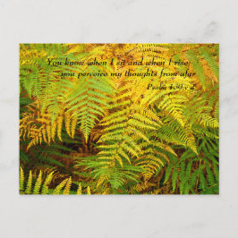 Psalm 139 v 2 | Ord för inspiration Vykort