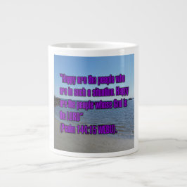 Psalm 144:15 WEBU Mugg Jumbo Mugg