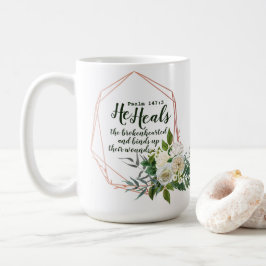 Psalm 147:3 Kaffe Mugg