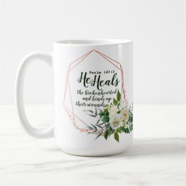 Psalm 147:3 Kaffe Mugg