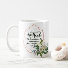 Psalm 147:3 Kaffe Mugg