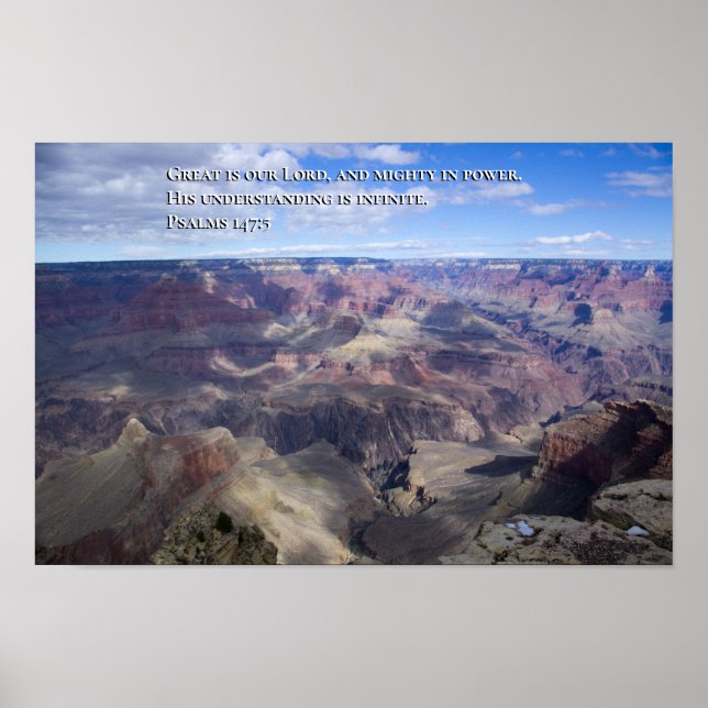 Psalm 147:5 poster (Framsidan)
