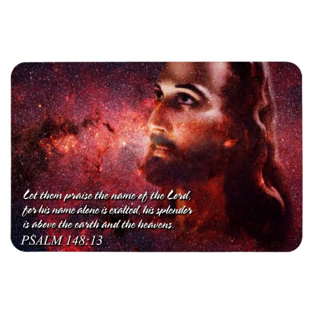 PSALM 148:13 Premium-magnet Magnet (Horisontell)