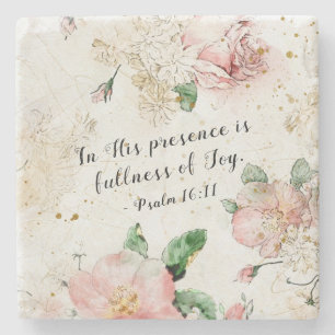 Psalm 16:11 I sin närvaro är Joy full. Stenunderlägg