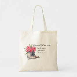 Psalm 16:11 Tote Bag Tygkasse
