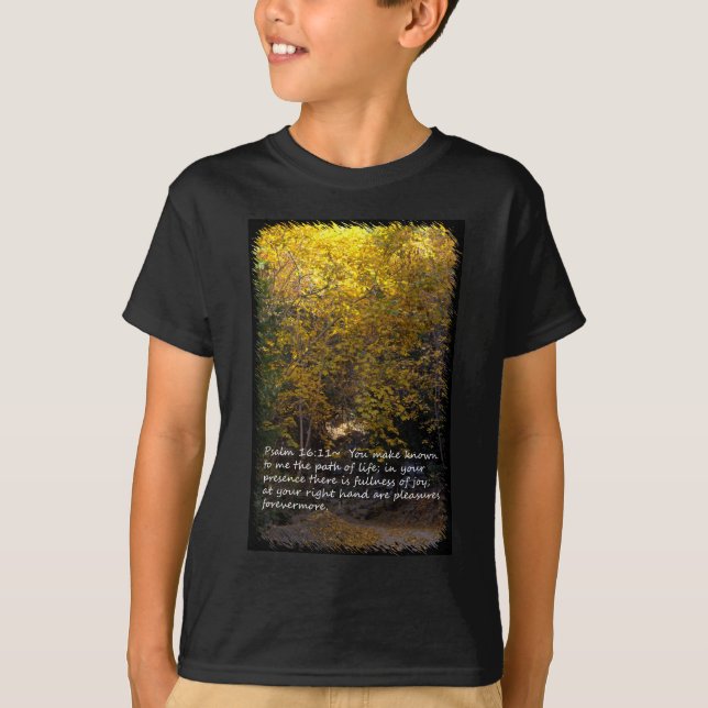 Psalm 16:11 väg tee shirt (Framsida)