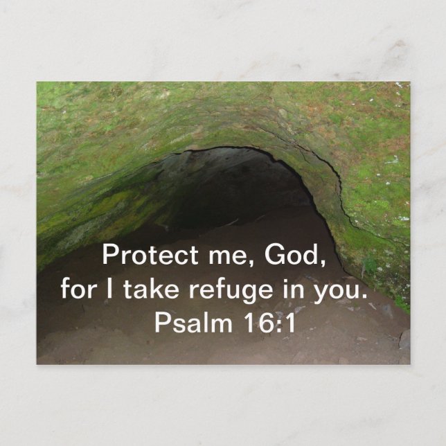 PSALM 16:1 VYKORT (Framsida)