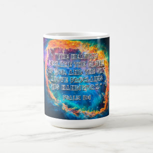 Psalm 19:1 Heavens som förklarar Guds härlighet Kaffemugg