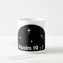Psalm 19:1, kaffemugg
