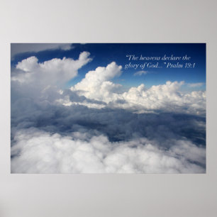 Psalm 19:1 Poster skript