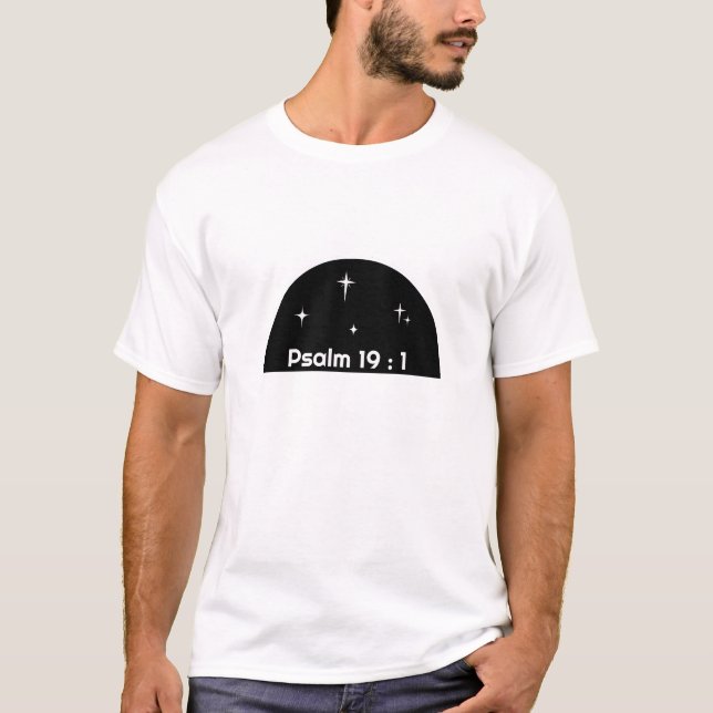 Psalm 19 t shirt (Framsida)