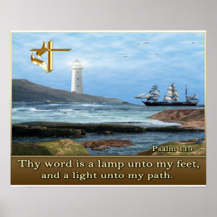 Psalm 1:19 Christian poster