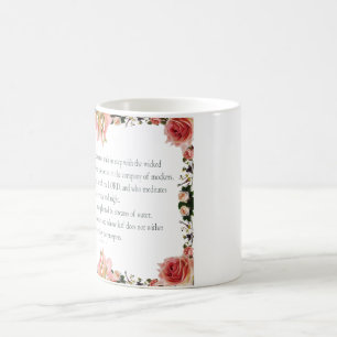 PSALM 1:1-3 Botaniskt mönster, Magisk Mugg