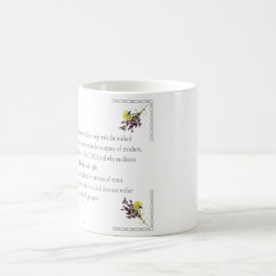 PSALM 1:1-3 Botaniskt mönster, Magisk Mugg
