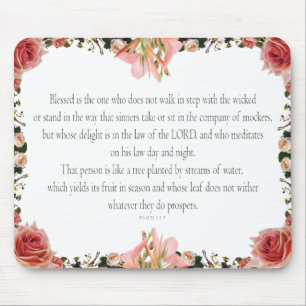 PSALM 1:1-3 Botaniskt mönster, Musmatta