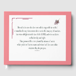 Psalm 1:1-3, Det är den som Gästböcker