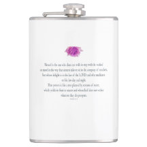 PSALM 1:1-3 med Lila Flower