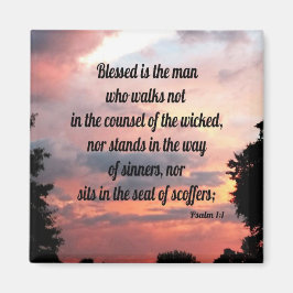 Psalm 1:1 magnet