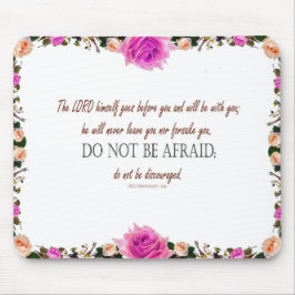 Psalm 1 Art - Märk högtstående med Blommigt design Musmatta