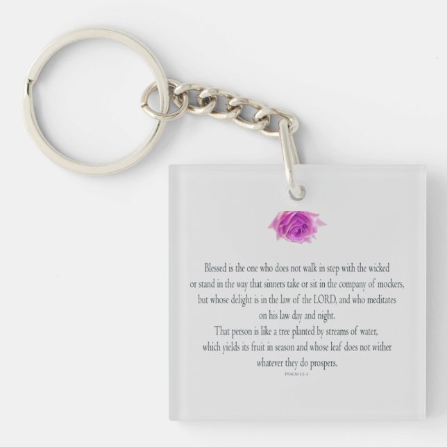 Psalm 1, blomma, (Framsidan)